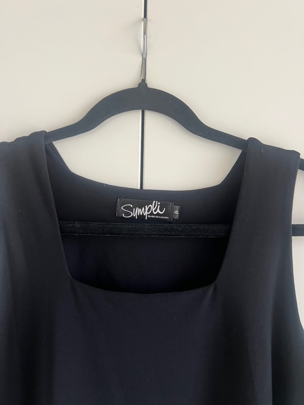 Sympli Square Neck Sleeveless tank top tunic - Picture 2 of 8